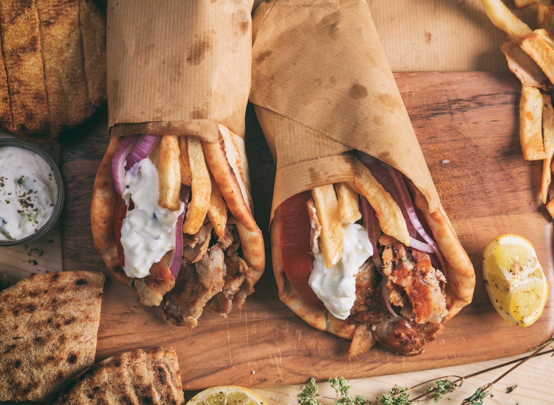 Pita Gyro Tzatziki