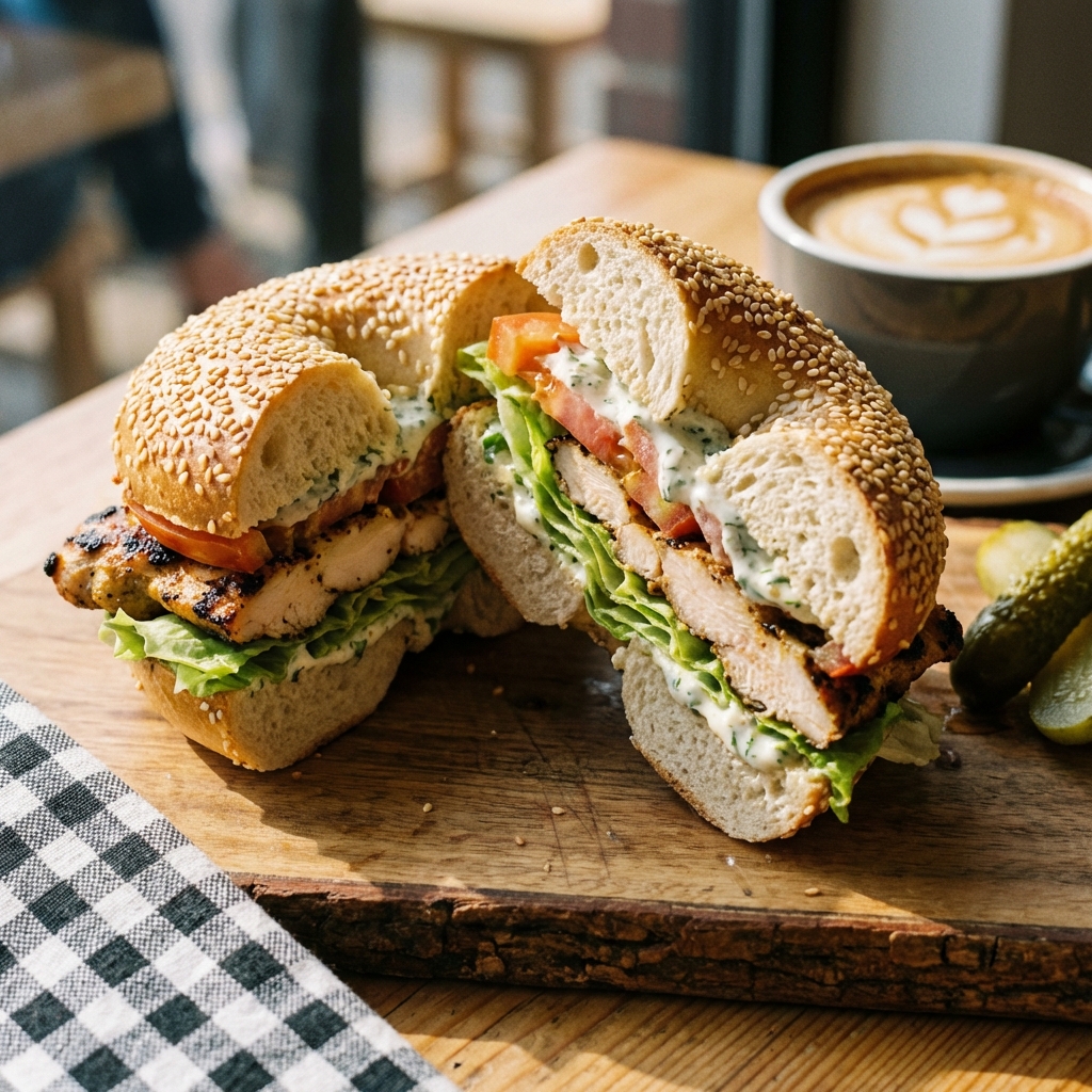 Bild på Bagel: Kyckling