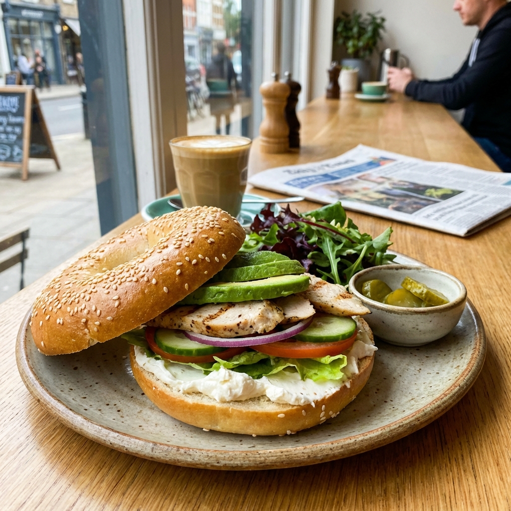 Bild på Bagel: Vegetarisk