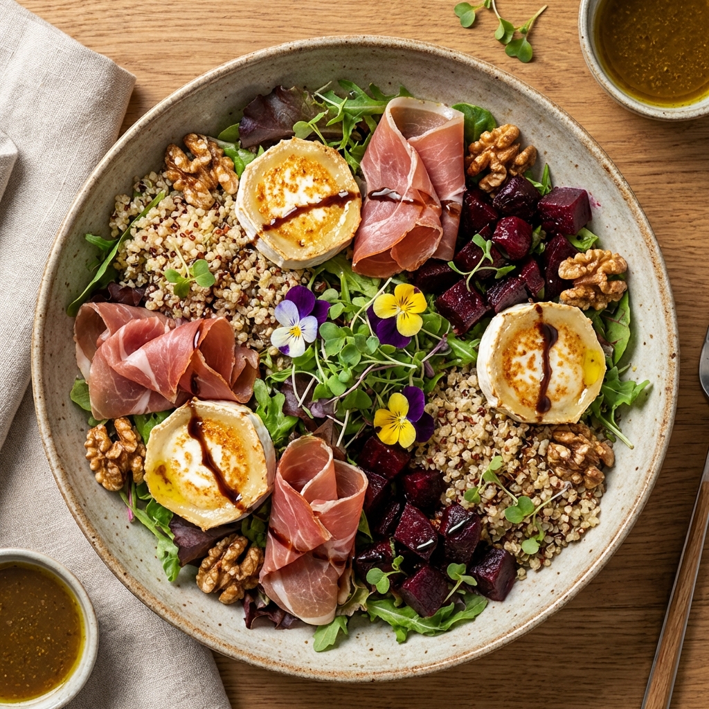 Bild på Grillad Chevré & Serrano bowl