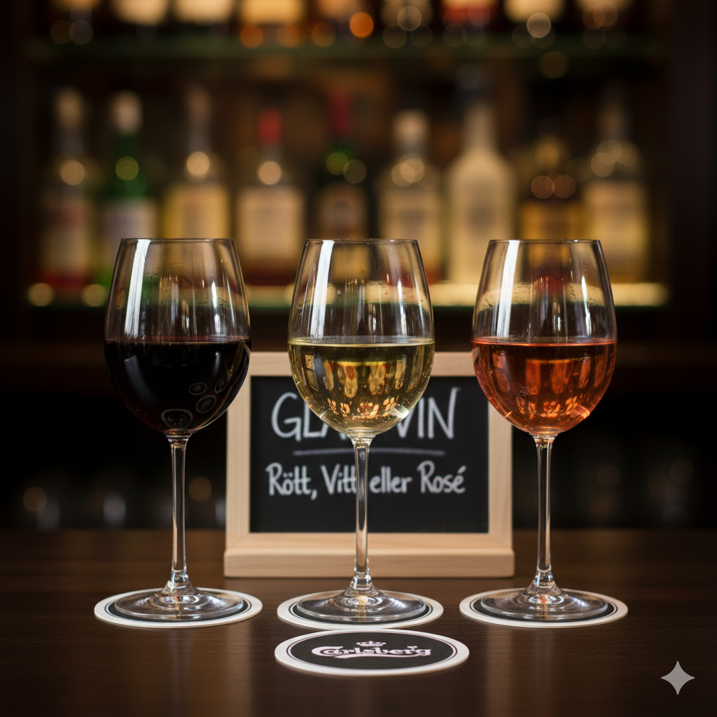 Bild på Glas vin / Flaska