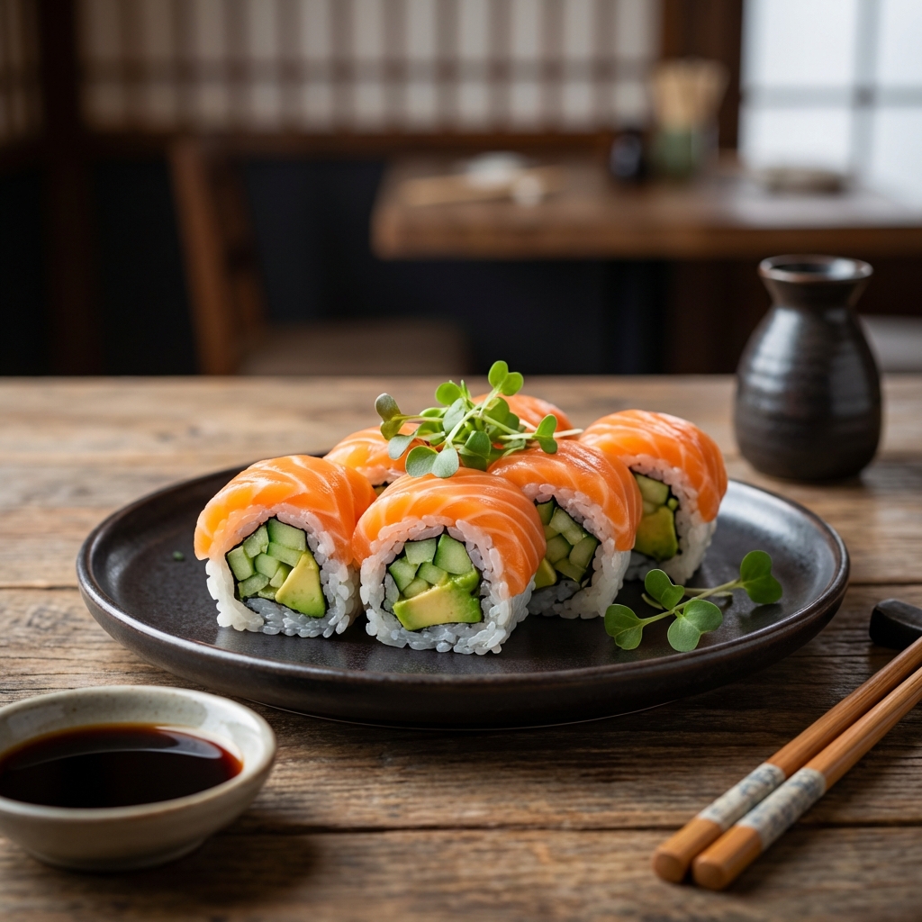 Bild på Salmon Rolls - 8 bitar