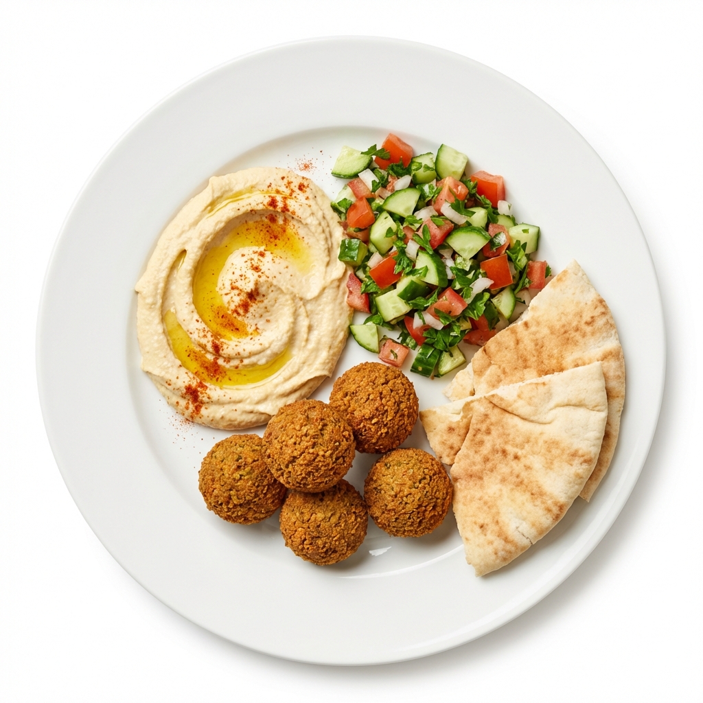 Bild på 36. Falafeltallrik