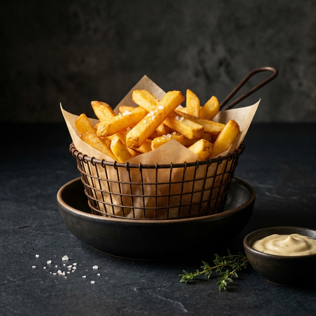 Bild på Pommes Med Grill